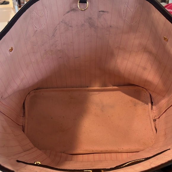 Authentic Louis Vuitton Neverfull MM Damien Ebene with Rose Ballerine interior - Picture 3 of 10